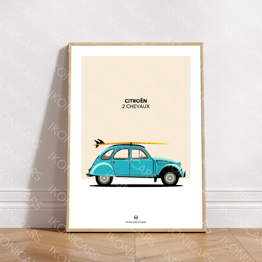Citroën 2CV Bleue — Collection Iconique