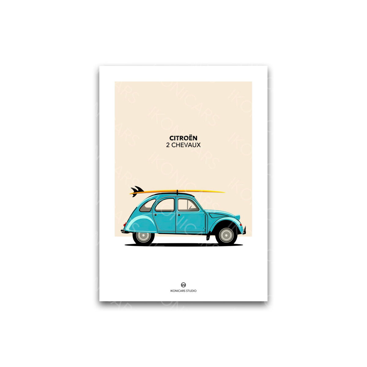 Citroën 2CV Bleue — Collection Iconique