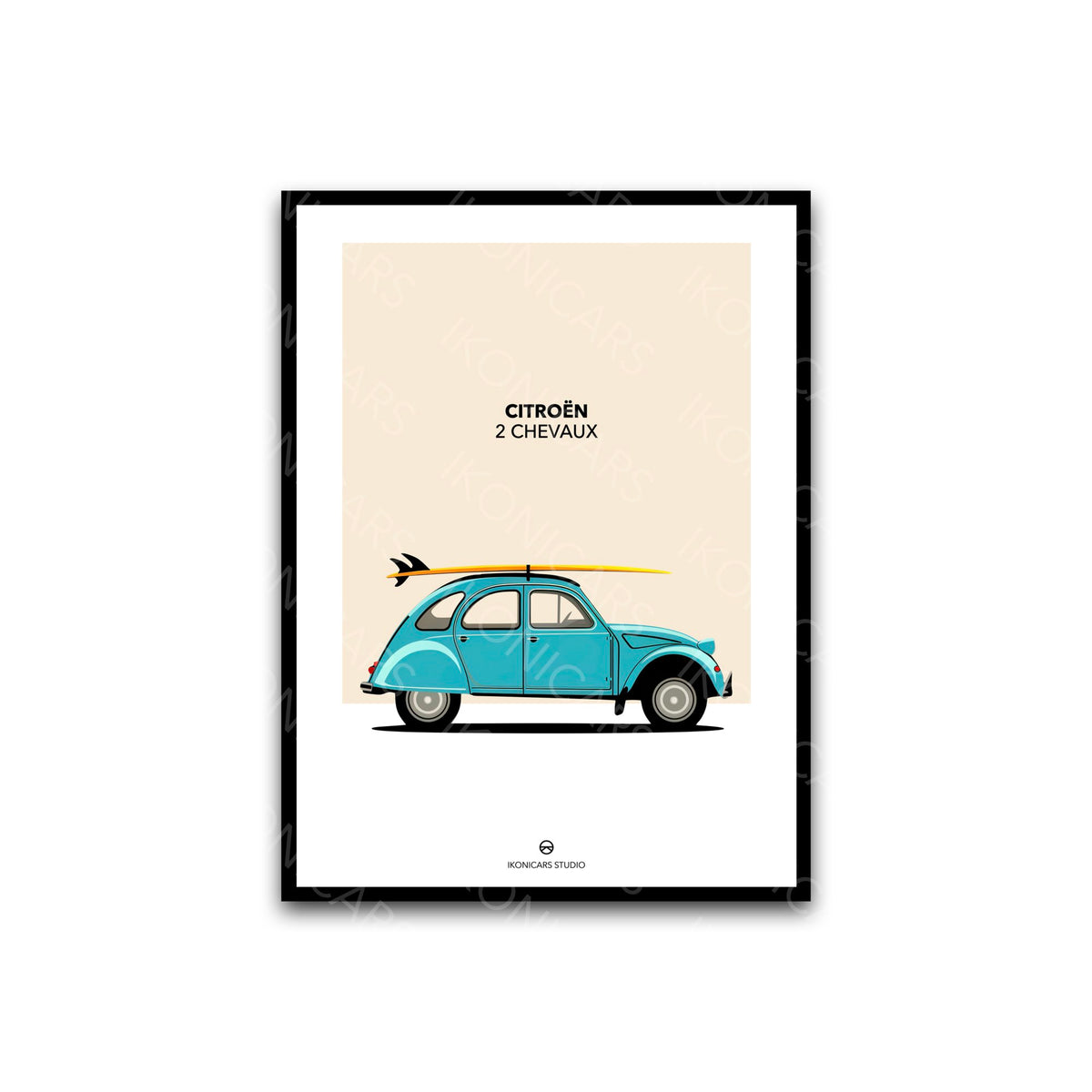Citroën 2CV Bleue — Collection Iconique