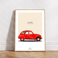 Citroën 2CV Rouge — Collection Iconique