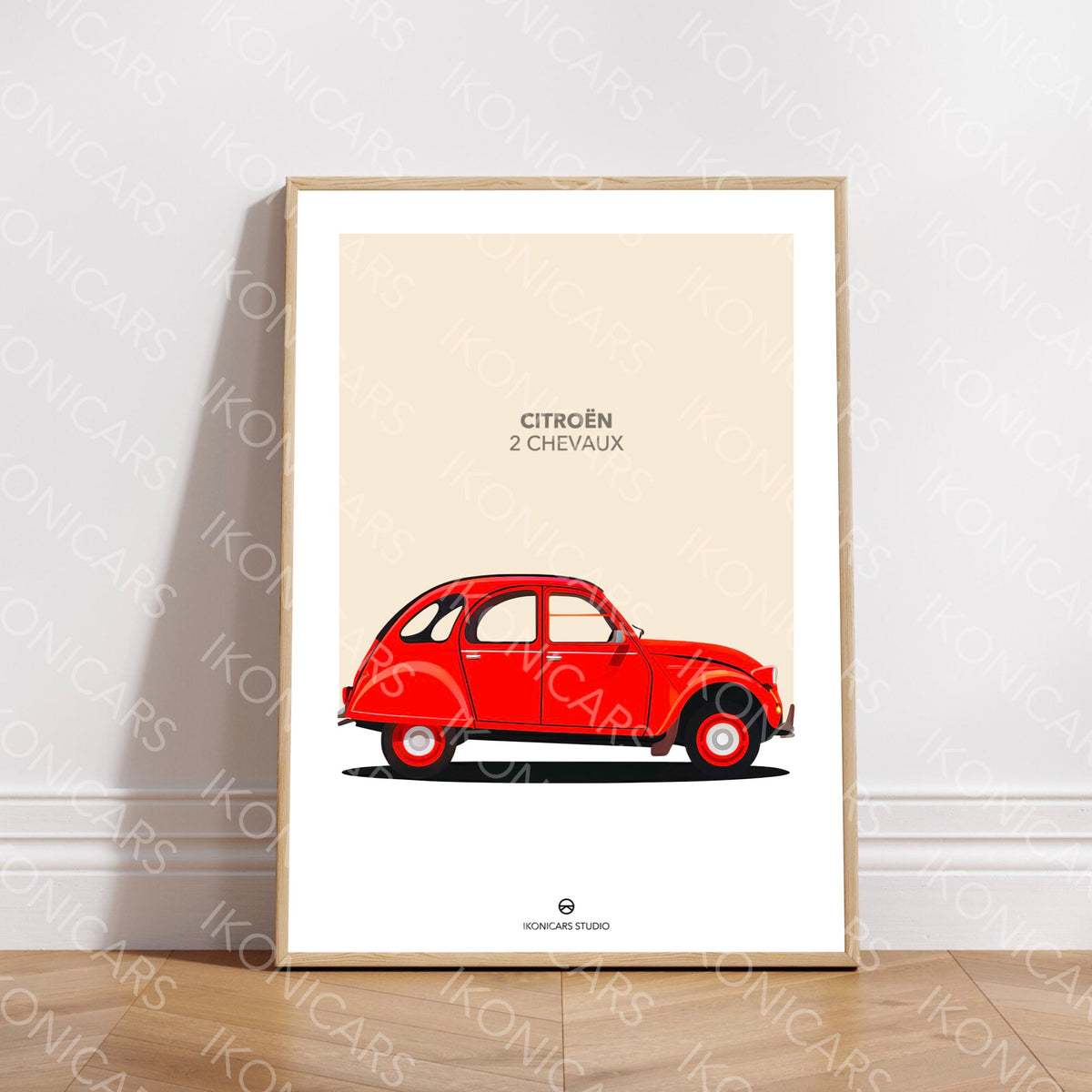 Citroën 2CV Rouge — Collection Iconique