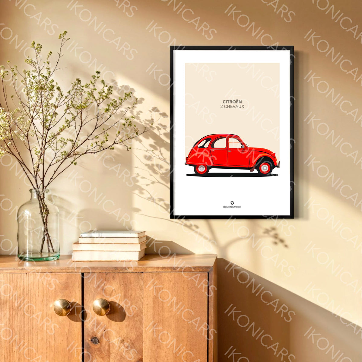 Citroën 2CV Rouge — Collection Iconique
