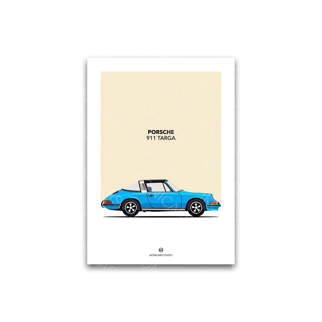 Porsche 911 Targa Bleue — Collection Iconique