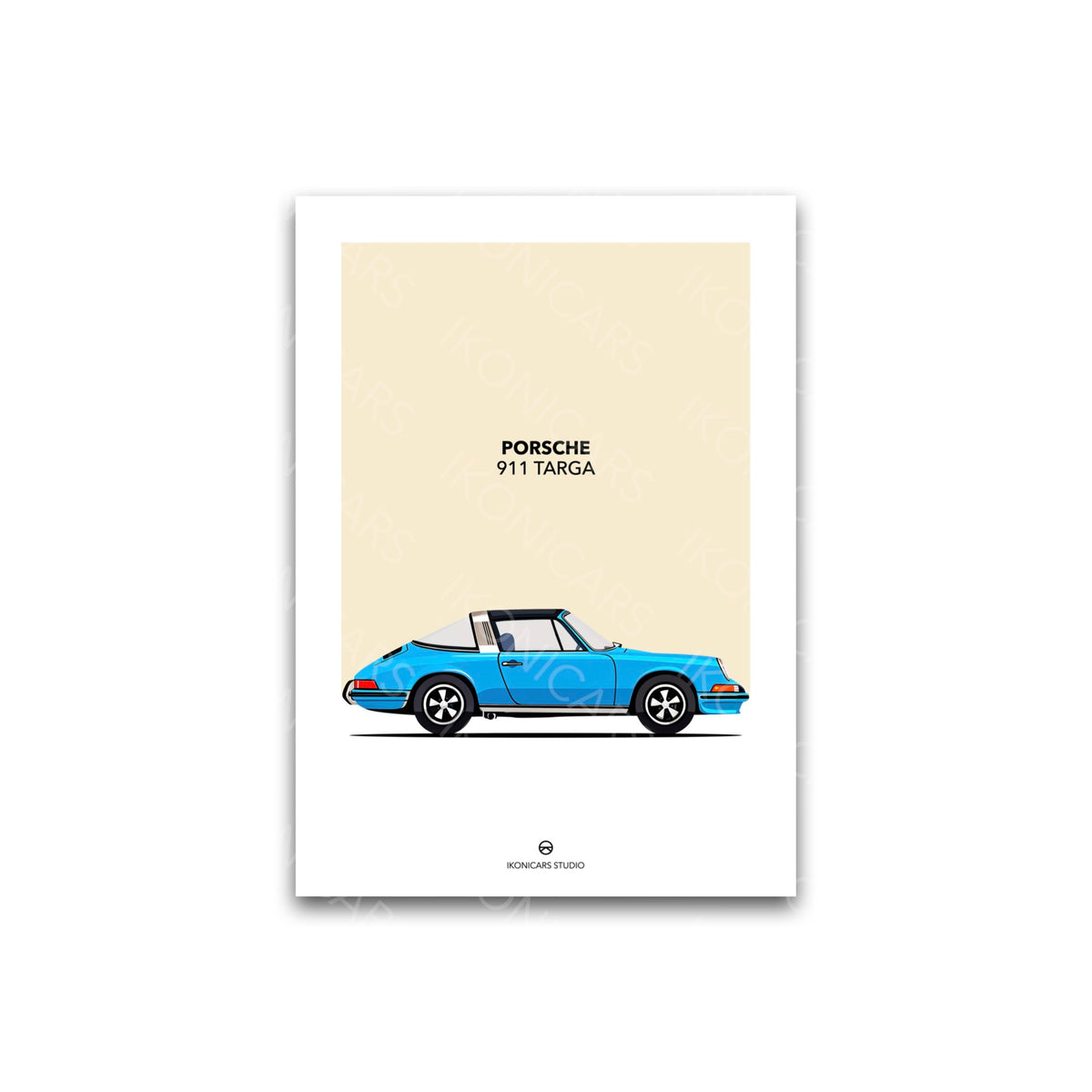 Porsche 911 Targa Bleue — Collection Iconique