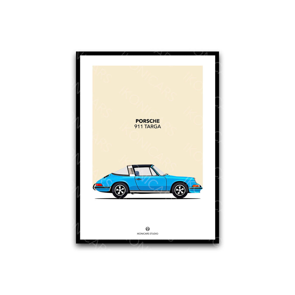Porsche 911 Targa Bleue — Collection Iconique