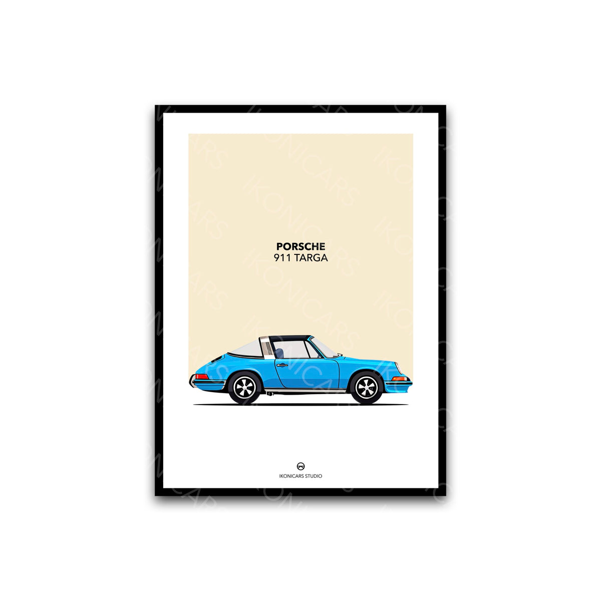 Porsche 911 Targa Bleue — Collection Iconique