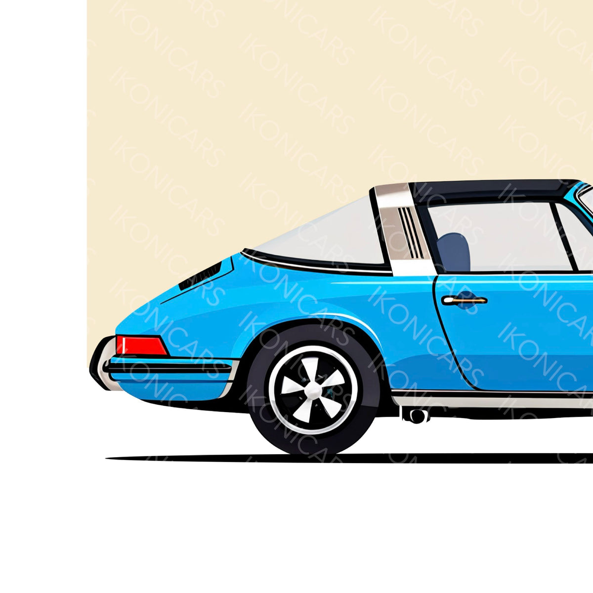 Porsche 911 Targa Bleue — Collection Iconique