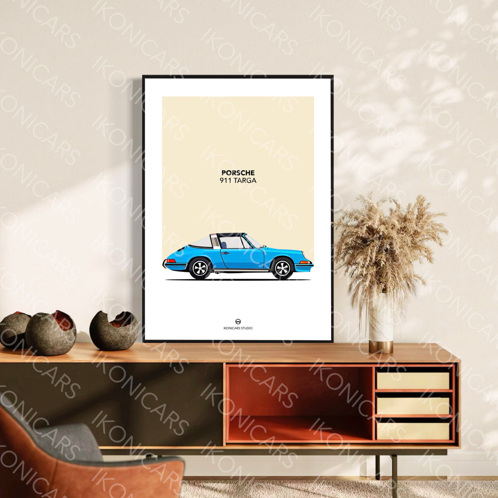 Porsche 911 Targa Bleue — Collection Iconique