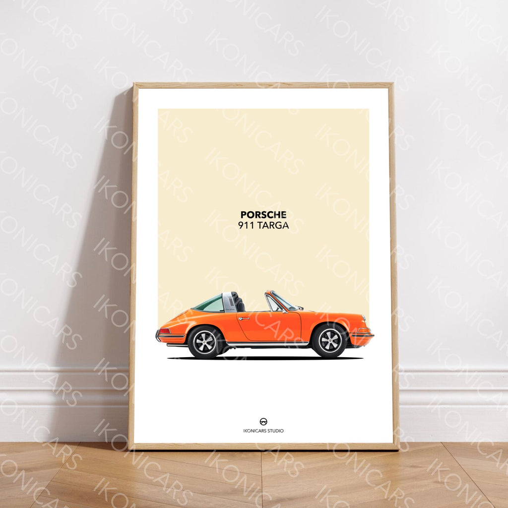 Porsche 911 Targa Orange — Collection Iconique