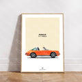 Porsche 911 Targa Orange — Collection Iconique