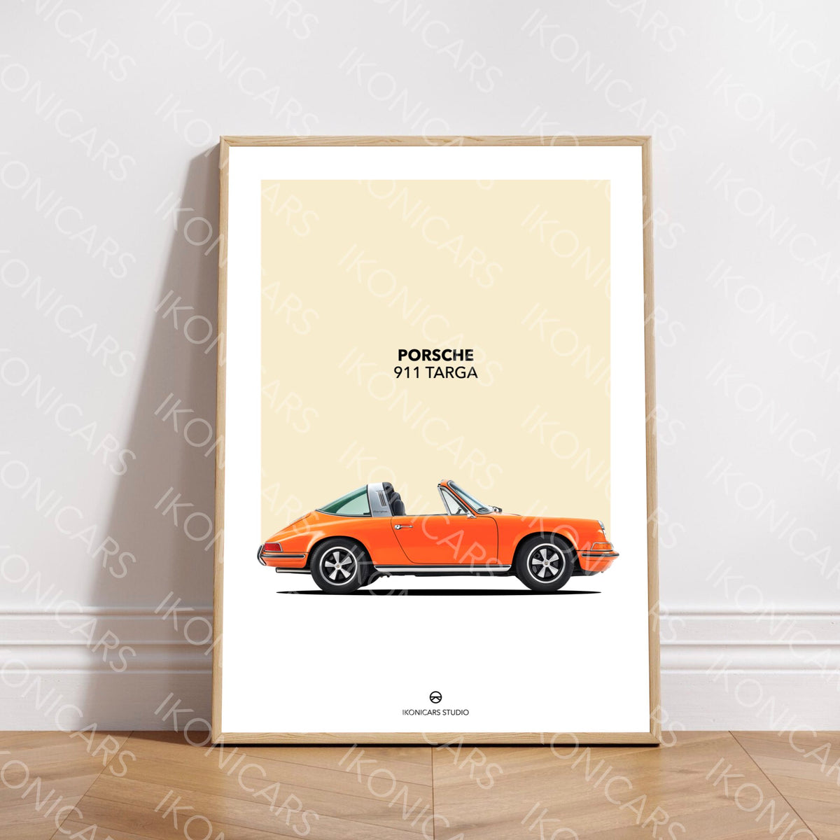 Porsche 911 Targa Orange — Collection Iconique