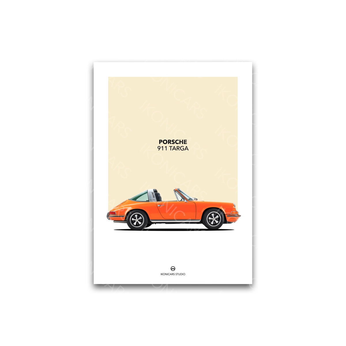 Porsche 911 Targa Orange — Collection Iconique