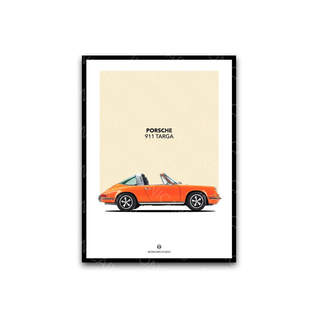 Porsche 911 Targa Orange — Collection Iconique