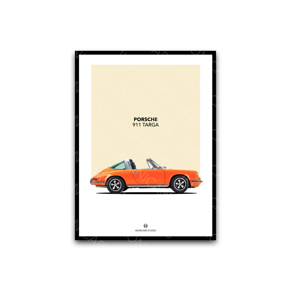 Porsche 911 Targa Orange — Collection Iconique