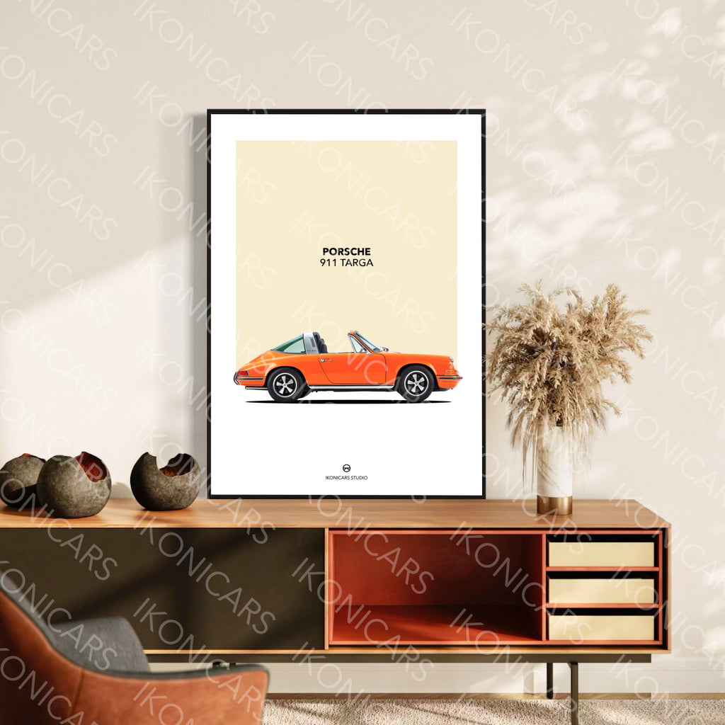 Porsche 911 Targa Orange — Collection Iconique