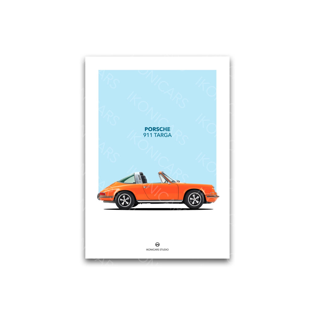 Porsche 911 Targa Orange — Collection Iconique