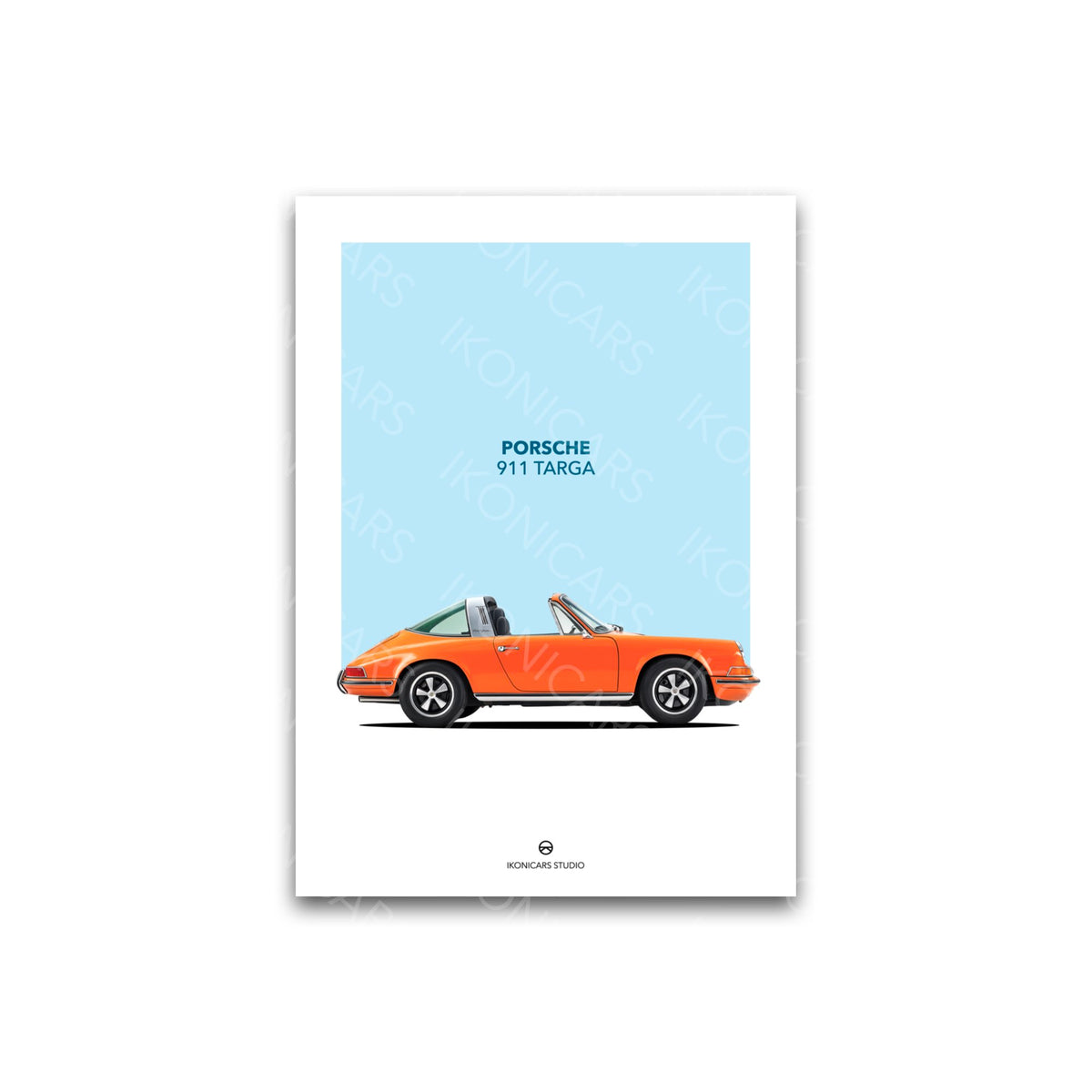 Porsche 911 Targa Orange — Collection Iconique