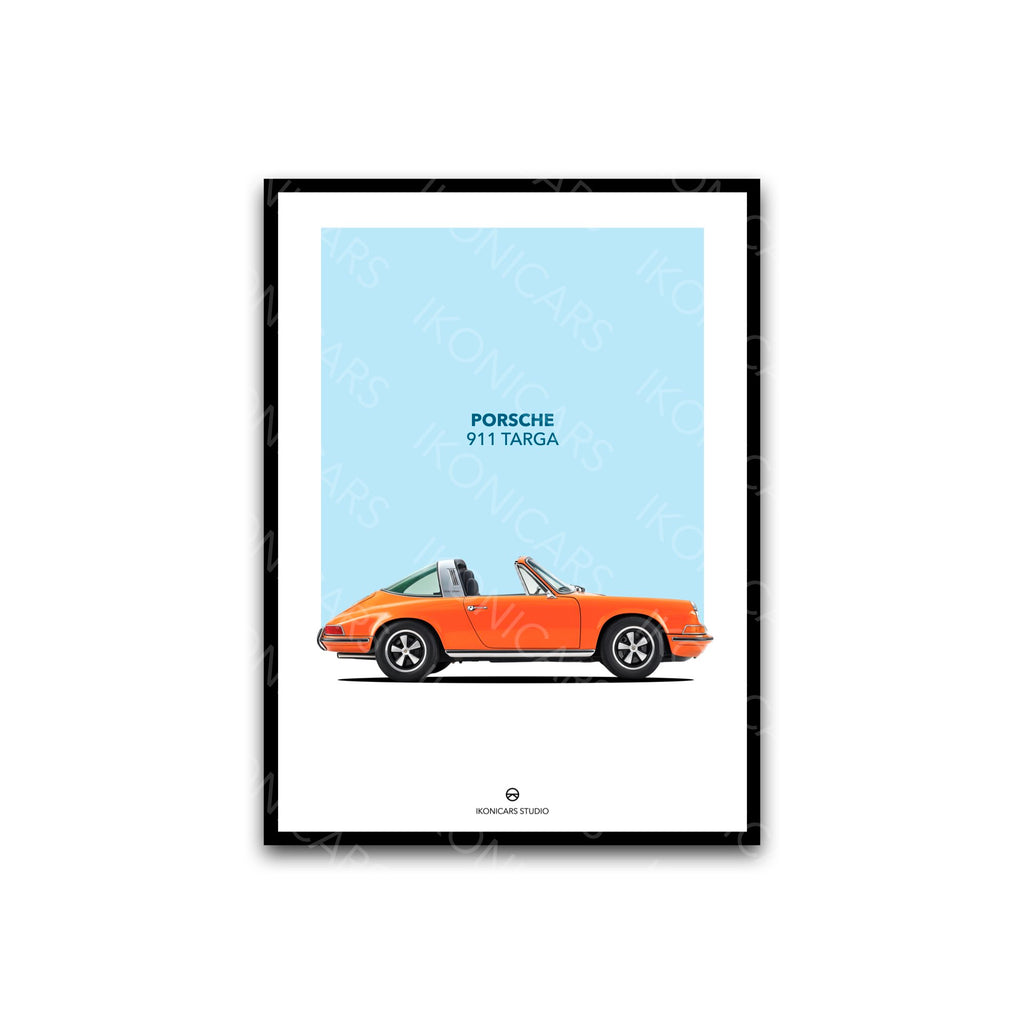 Porsche 911 Targa Orange — Collection Iconique