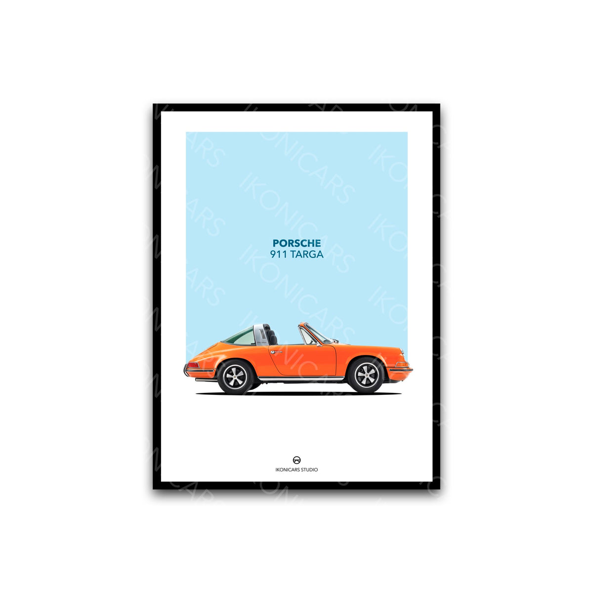 Porsche 911 Targa Orange — Collection Iconique