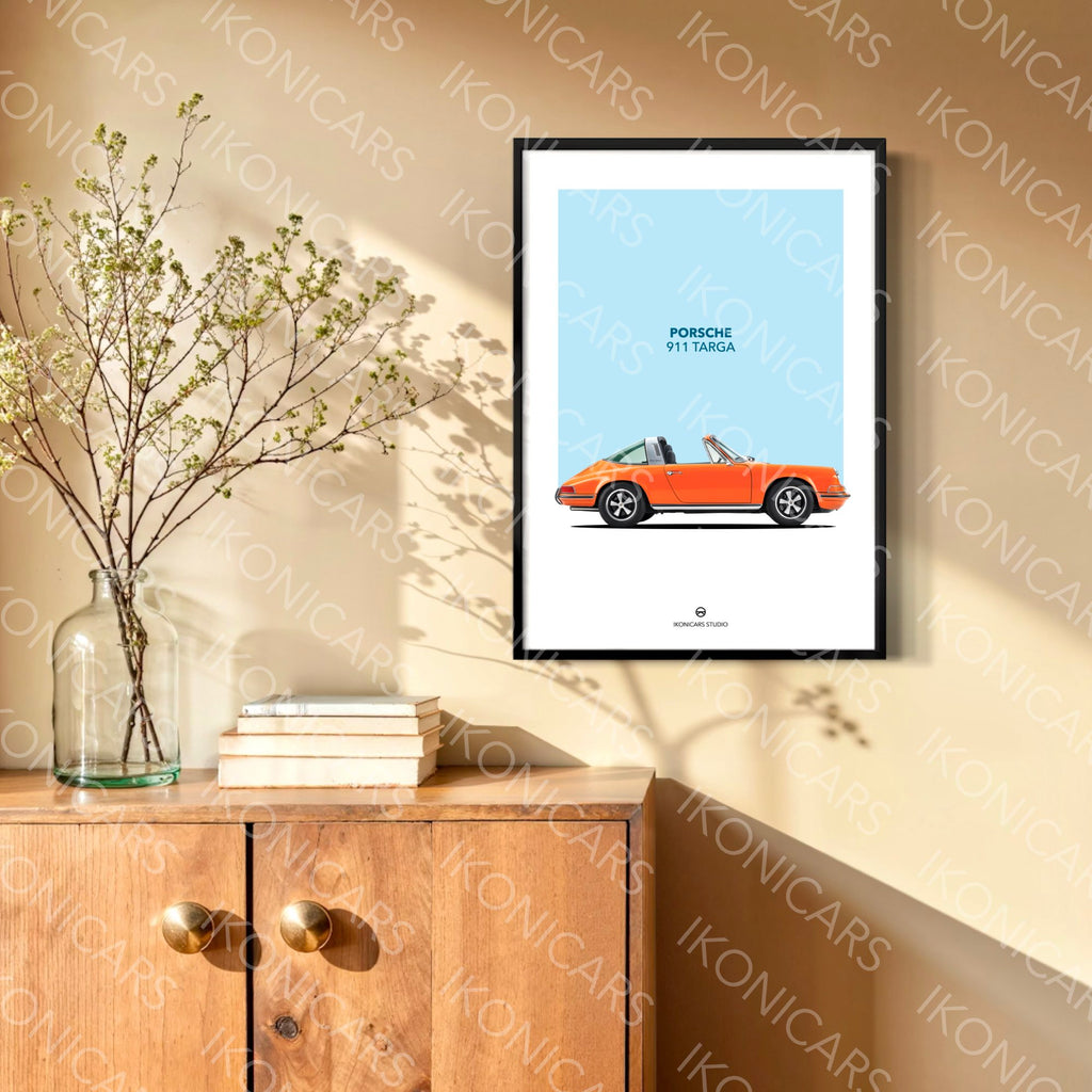 Porsche 911 Targa Orange — Collection Iconique