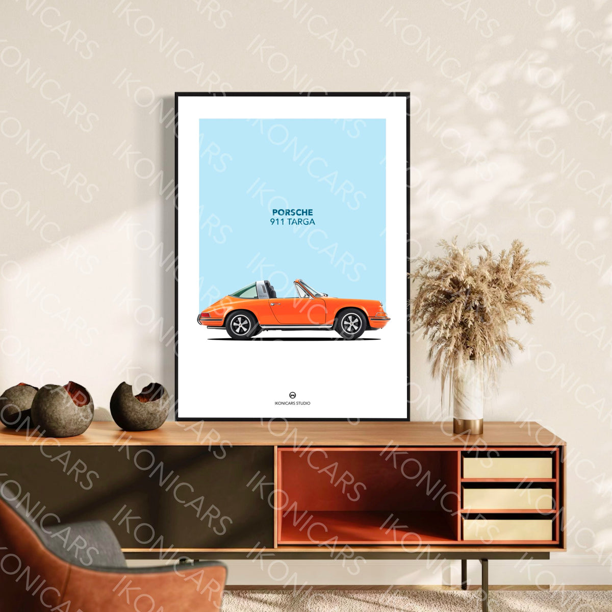 Porsche 911 Targa Orange — Collection Iconique