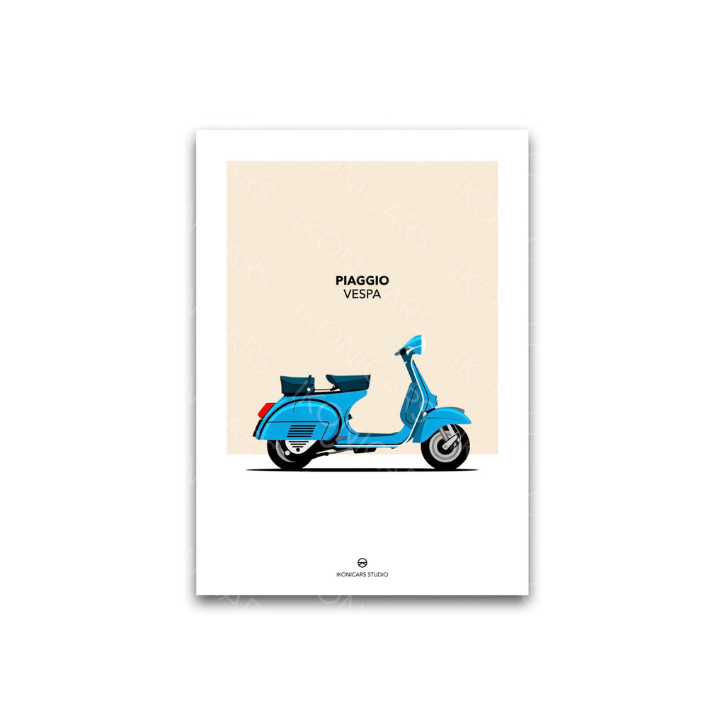 Vespa Bleue — Collection Iconique