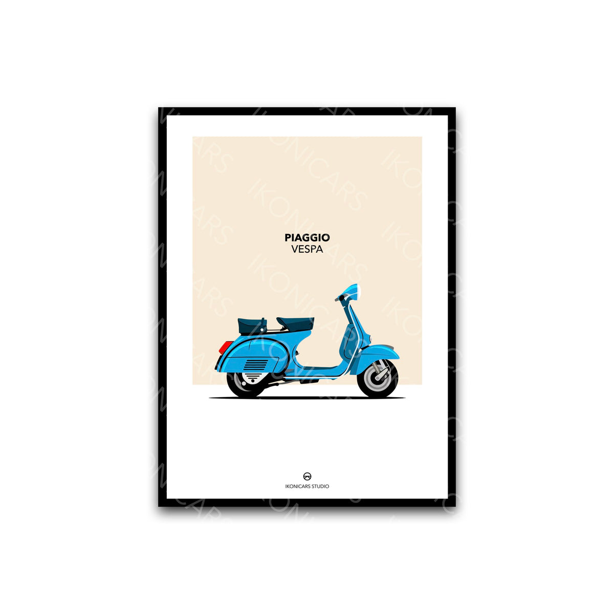 Vespa Bleue — Collection Iconique