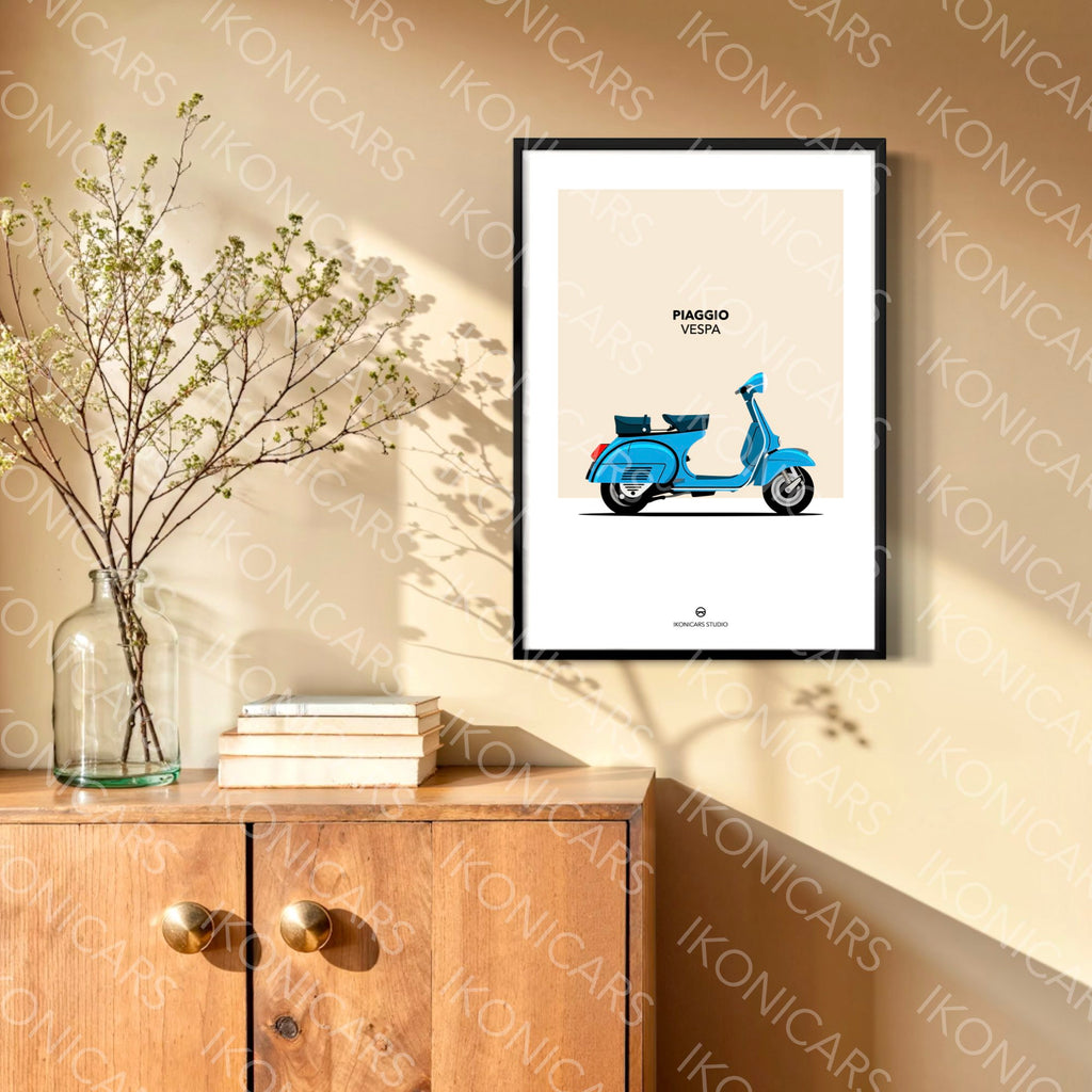 Vespa Bleue — Collection Iconique