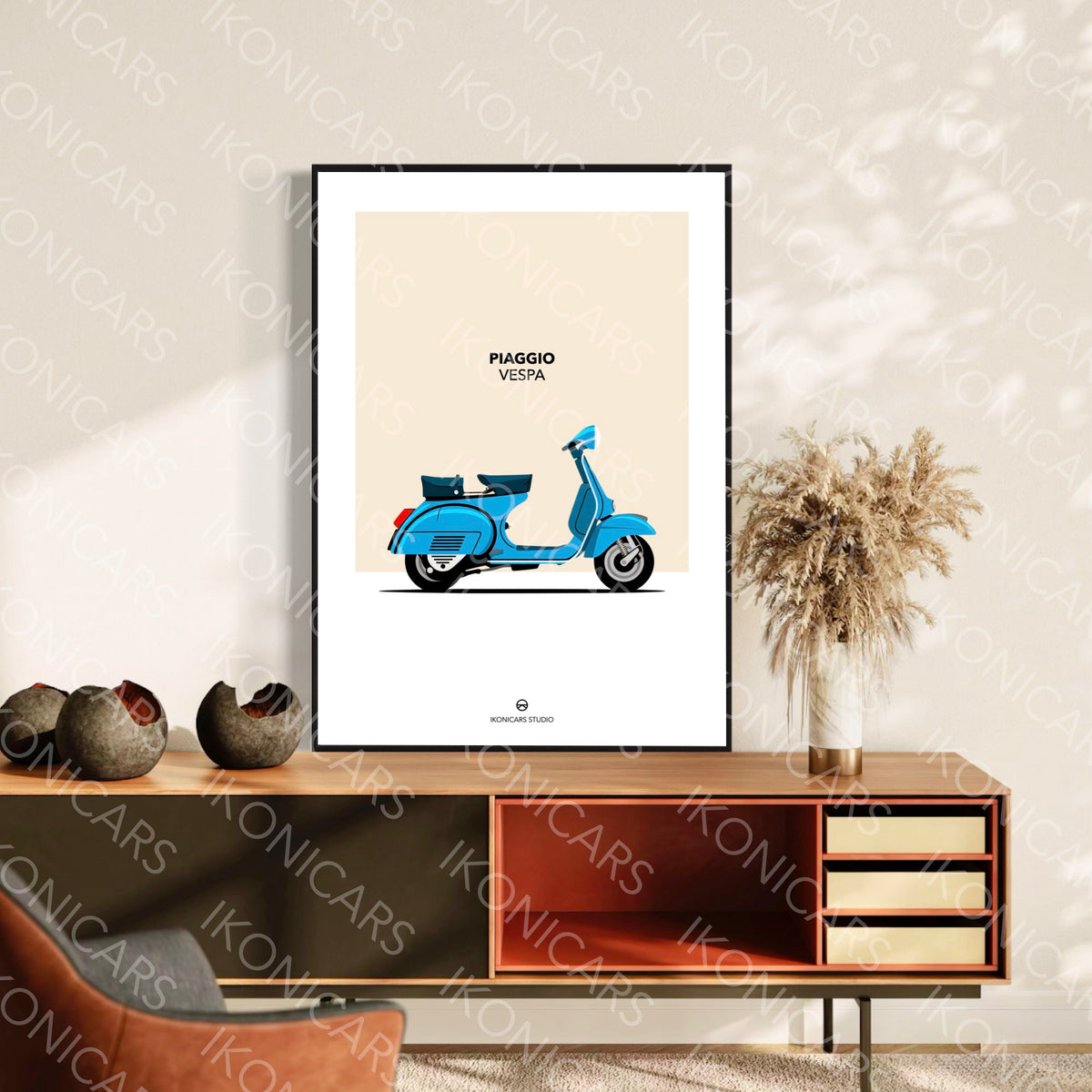 Vespa Bleue — Collection Iconique