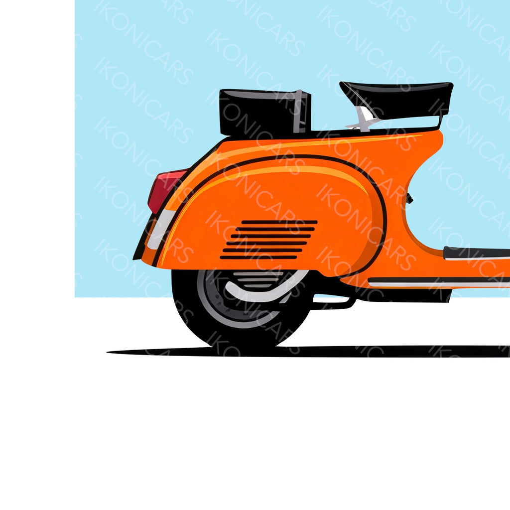 Vespa Orange — Collection Iconique