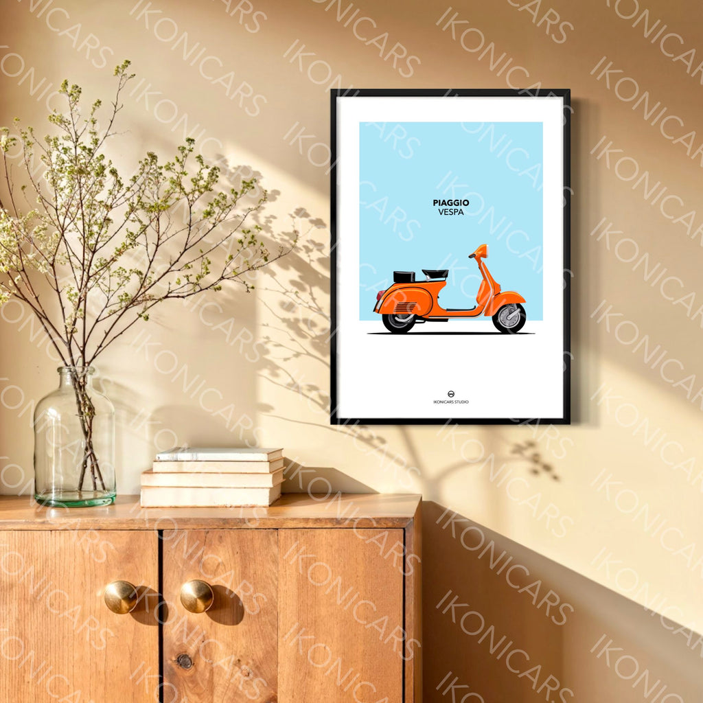 Vespa Orange — Collection Iconique