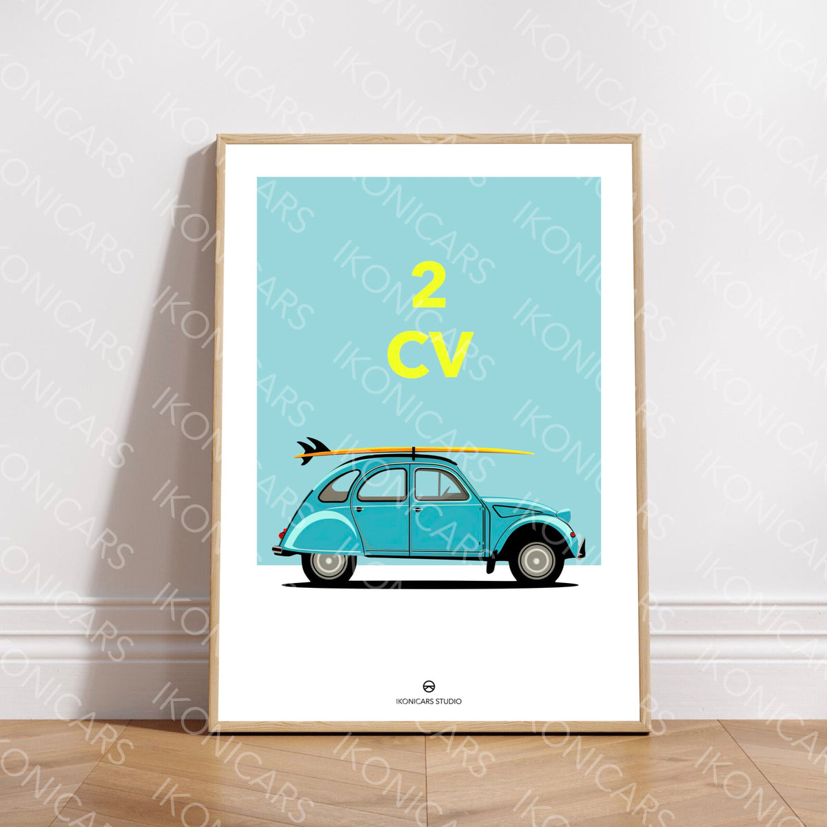 Citroën 2CV Bleue — Collection Iconique