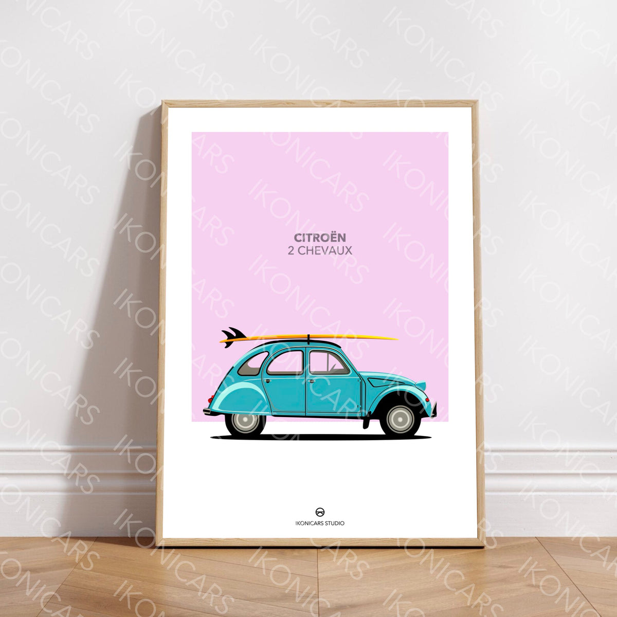 Citroën 2CV Bleue — Collection Iconique