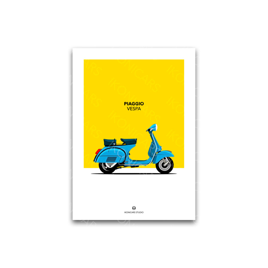 Vespa Bleue — Collection Iconique