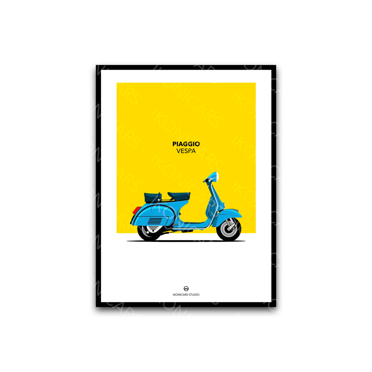 Vespa Bleue — Collection Iconique