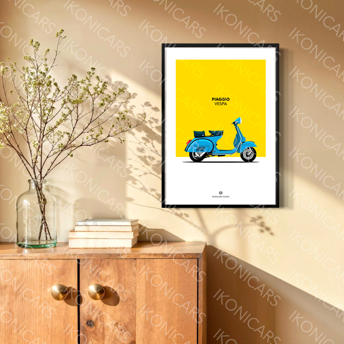 Vespa Bleue — Collection Iconique
