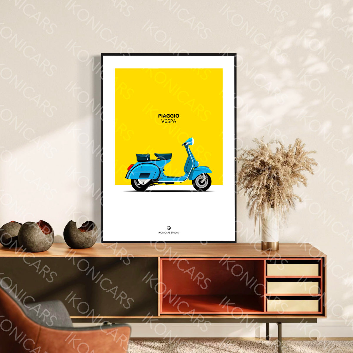 Vespa Bleue — Collection Iconique